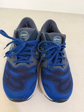 Asics Blue & Navy Men's Running Sneakers